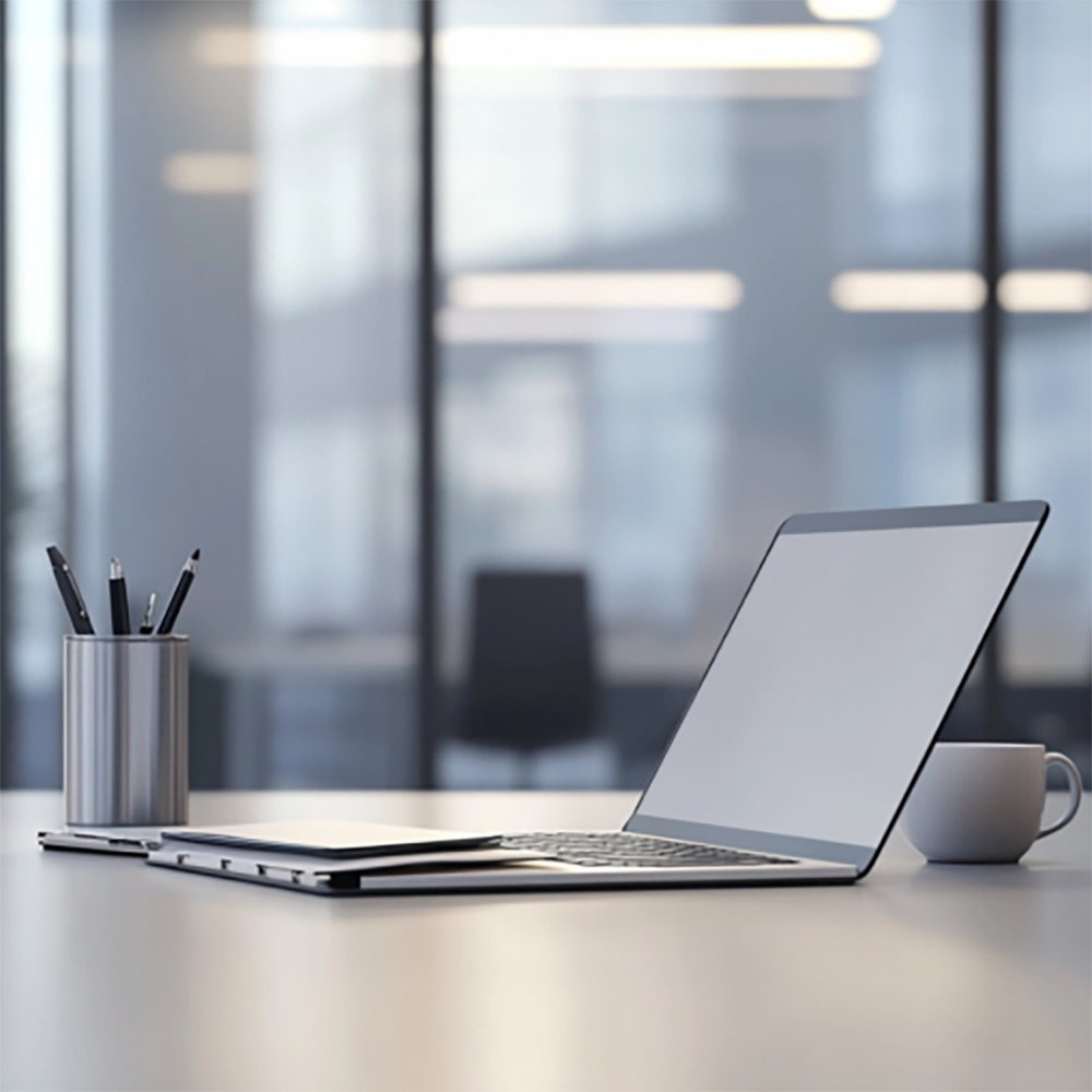 Büro Laptop Arbeitsplatz